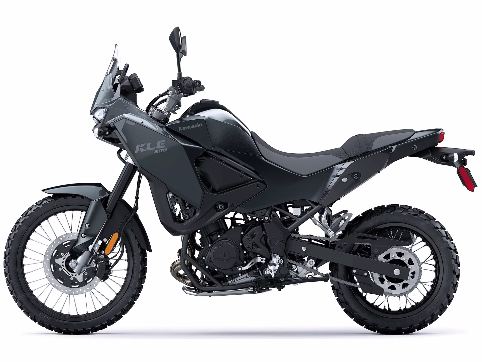 2026 Metallic Carbon Gray / Ebony Kawasaki KLE500 ABS SE Motorcycle