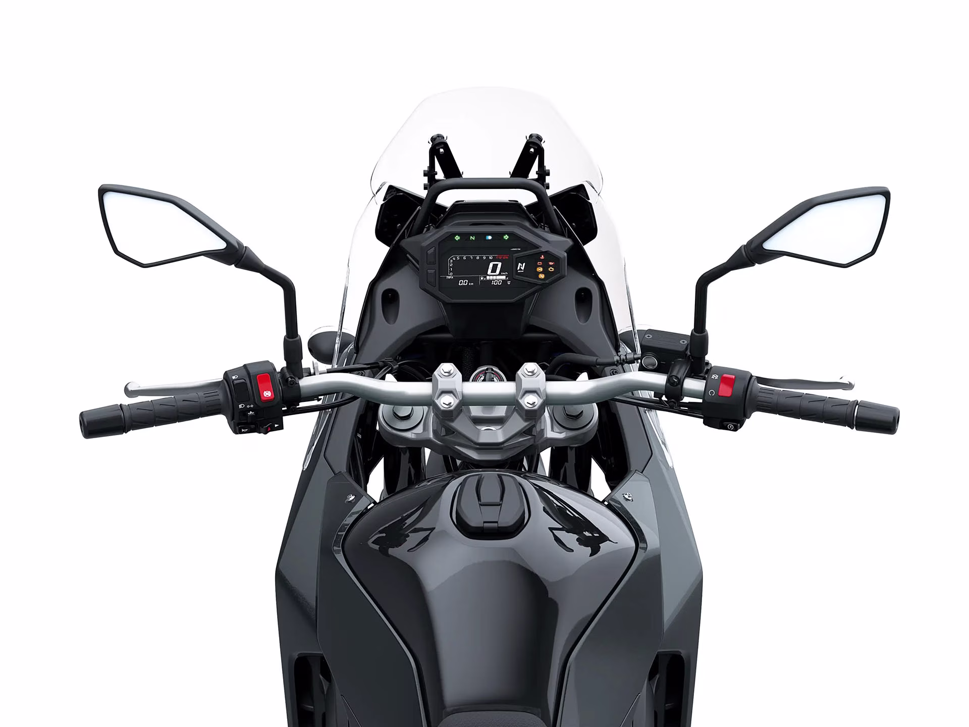 2026 Metallic Carbon Gray / Ebony Kawasaki KLE500 ABS SE Motorcycle