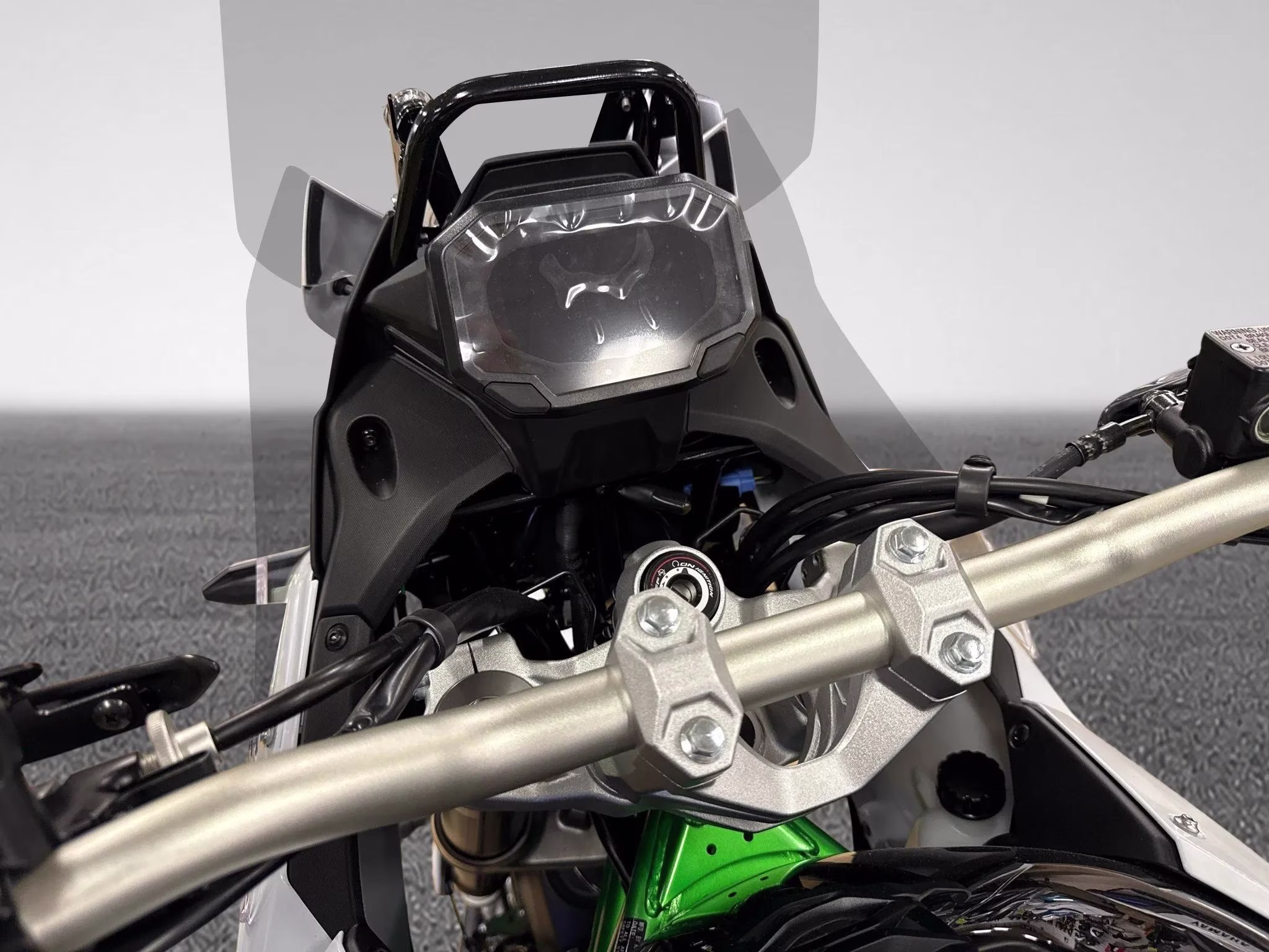 2026 White Kawasaki KLE 500 ABS SE Motorcycle