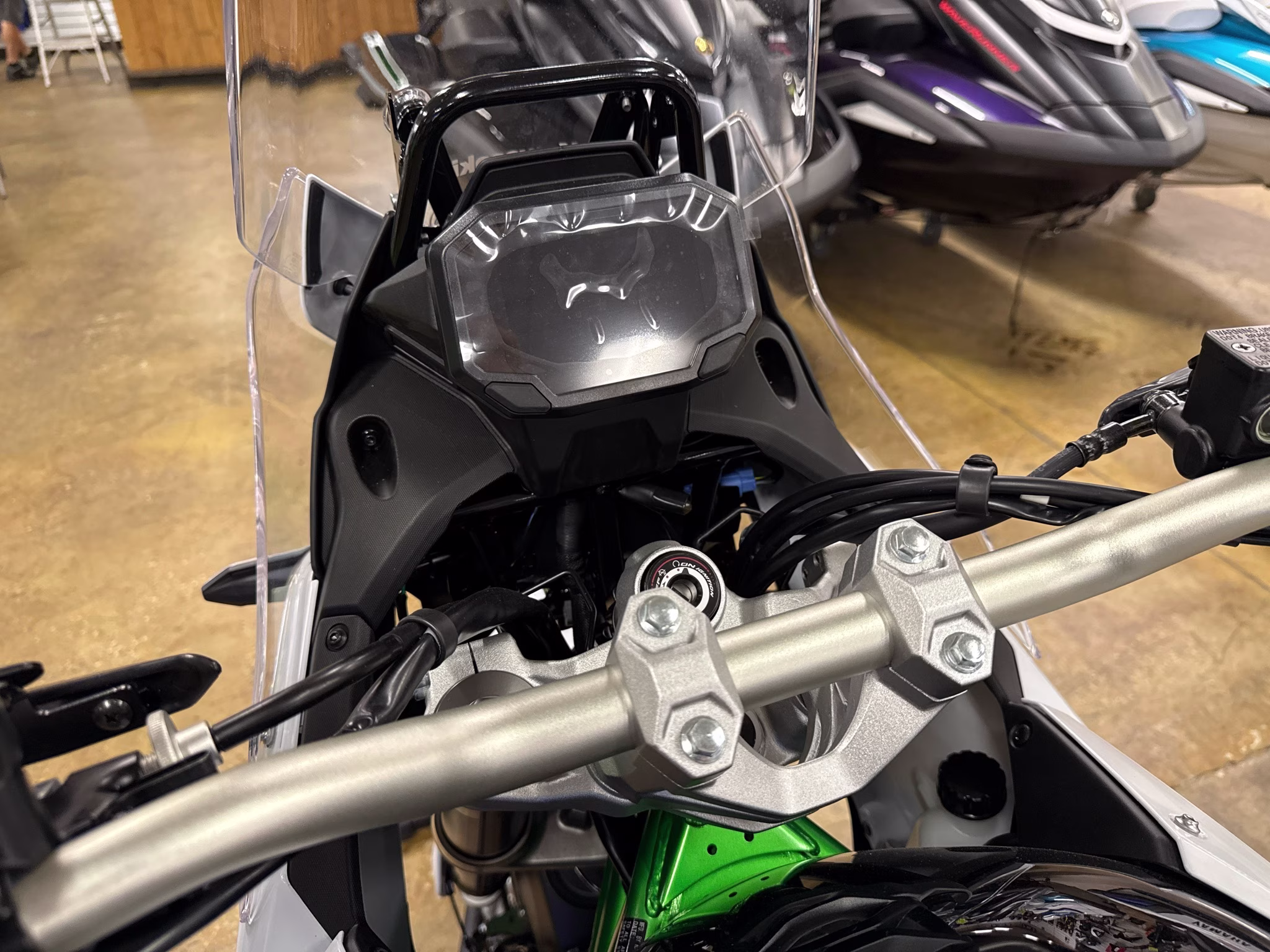 2026 Pearl Blizzard White Kawasaki KLE500 SE ABS SE Motorcycle