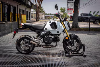2024 Pearl White Honda Grom Motorcycle