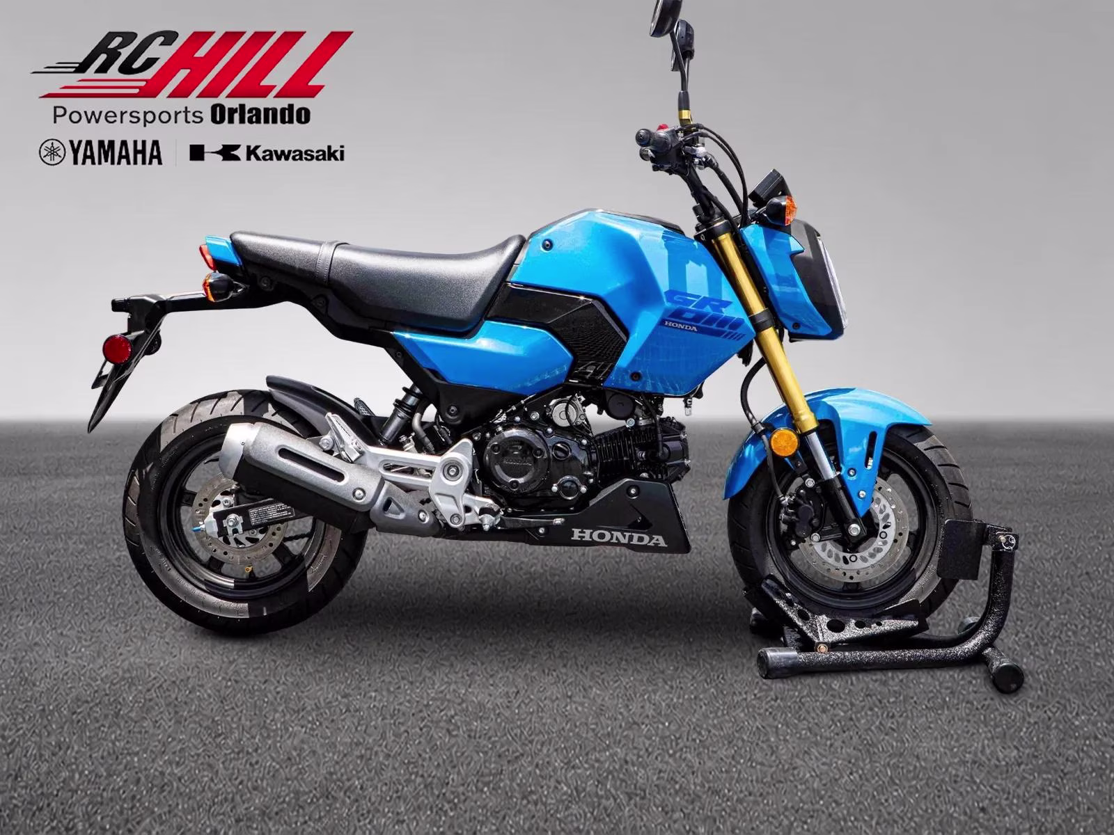 2025 Candy Blue Honda Grom Motorcycle