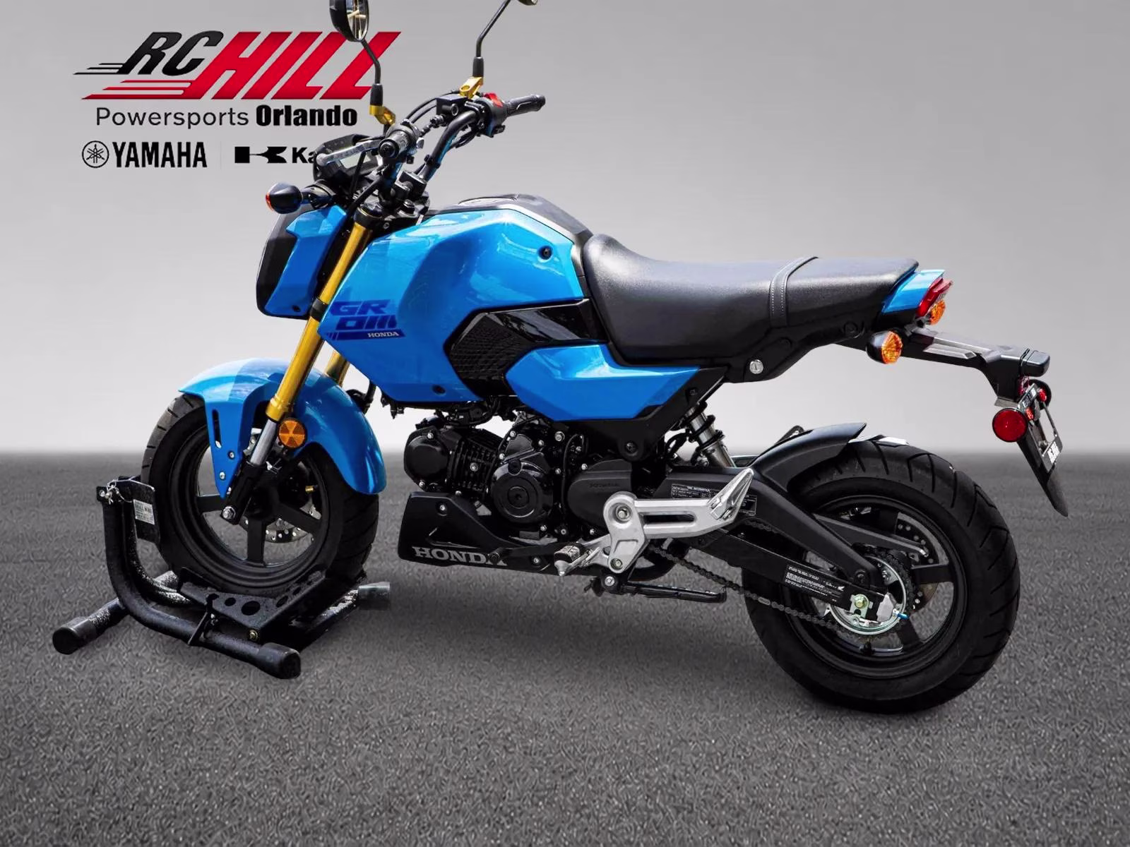 2025 Candy Blue Honda Grom Motorcycle