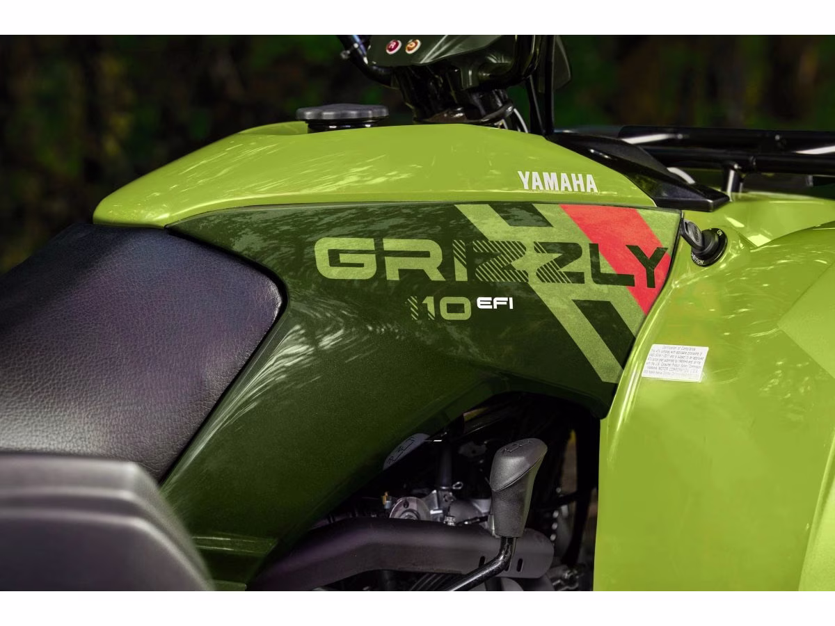 2026 Armor Grey Yamaha Grizzly 110 ATV