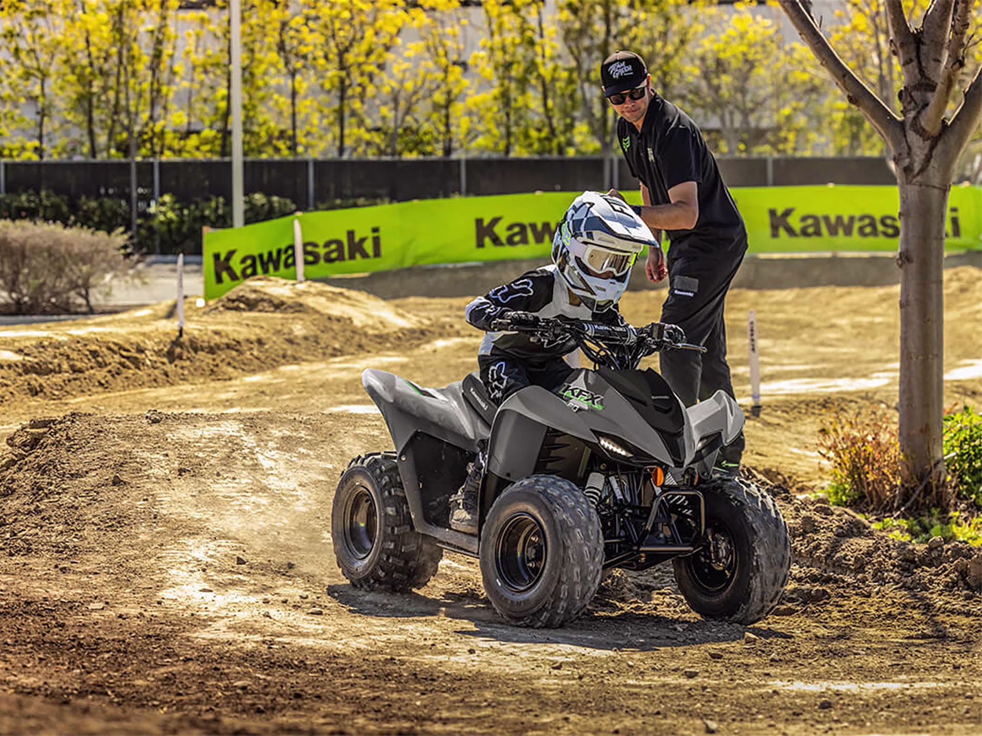 2025 Lime Green Kawasaki KFX90 ATV