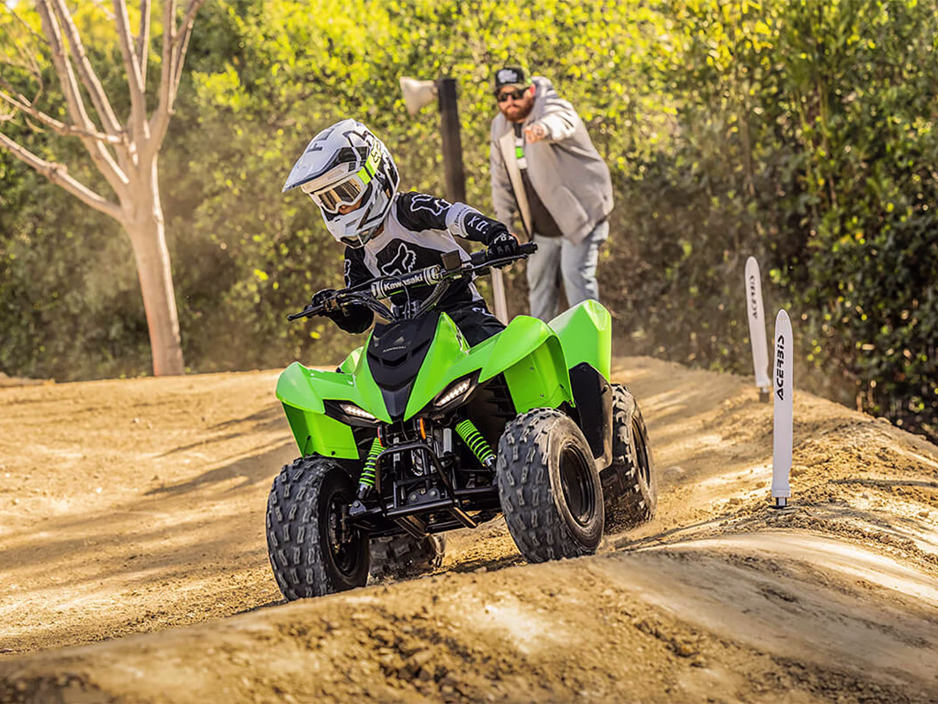 2025 Lime Green Kawasaki KFX90 ATV