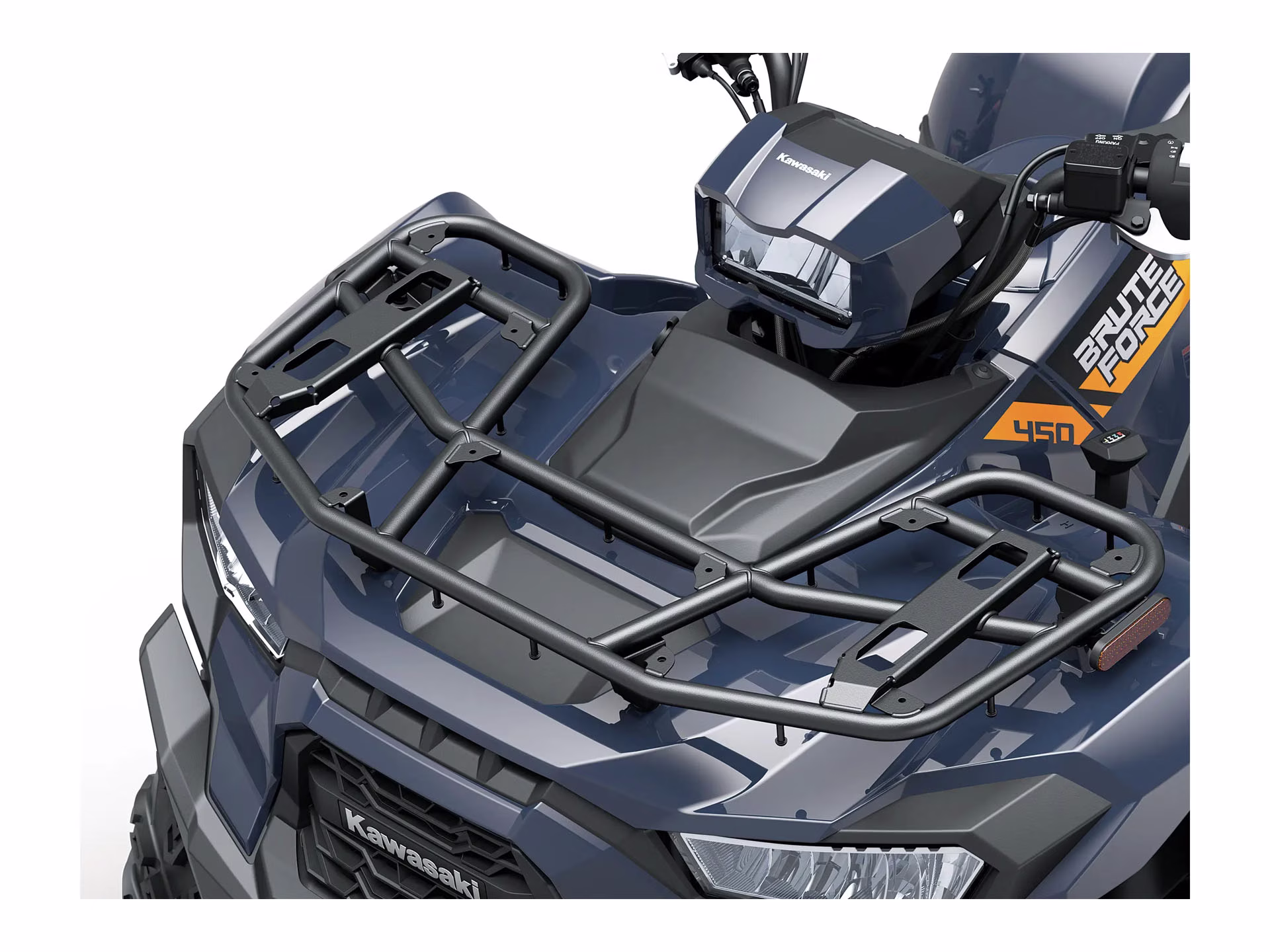2026 Grayish Blue Kawasaki Brute Force 450 4x4 ATV