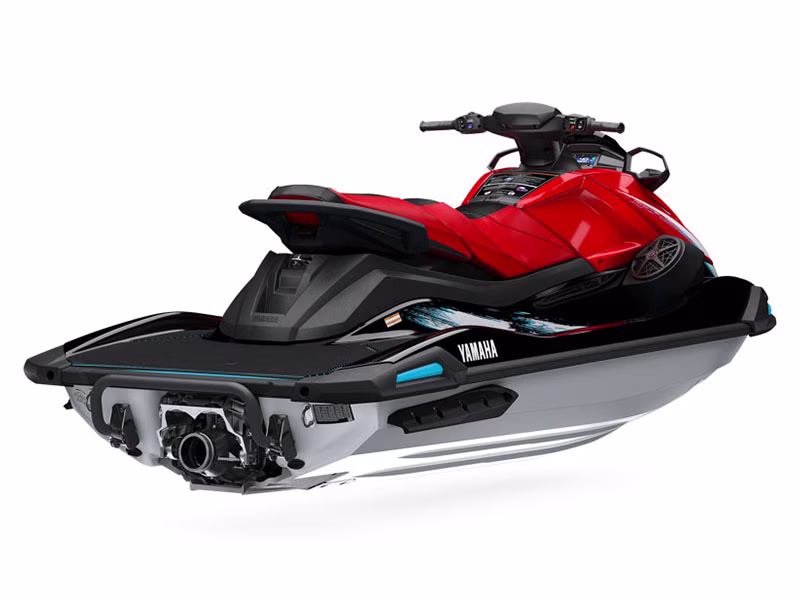 2026 Black / Torch Red Yamaha VX Deluxe with Audio VX Deluxe Personal Watercraft