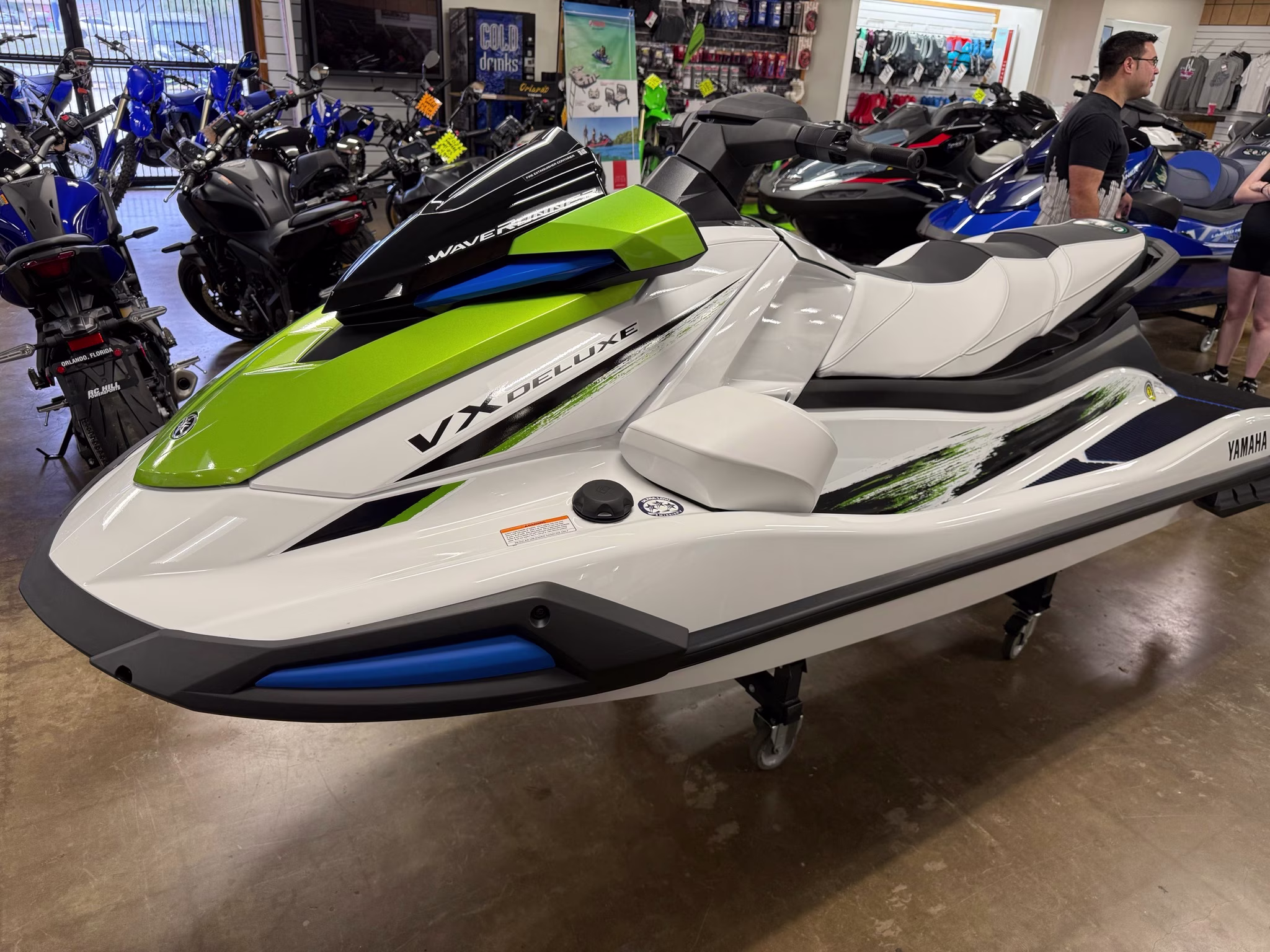 2026 White Yamaha VX Deluxe with Audio VX Deluxe Personal Watercraft