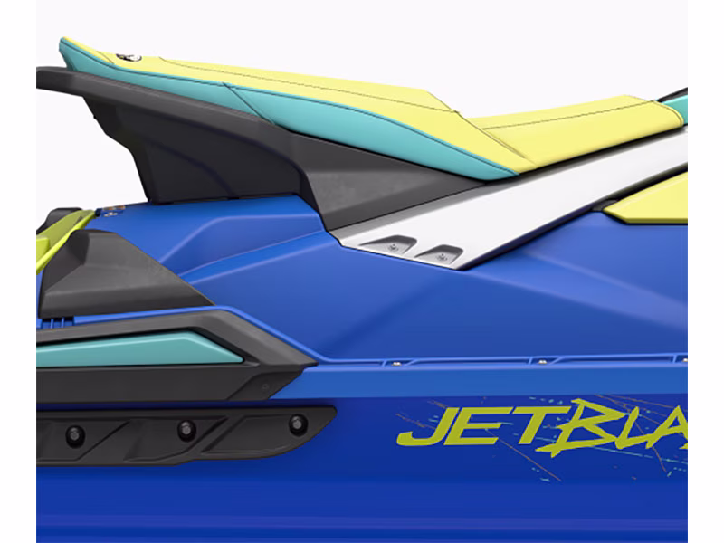 2026 Azure Blue / Lunar Yellow Yamaha JetBlaster PRO 3-Up Personal Watercraft