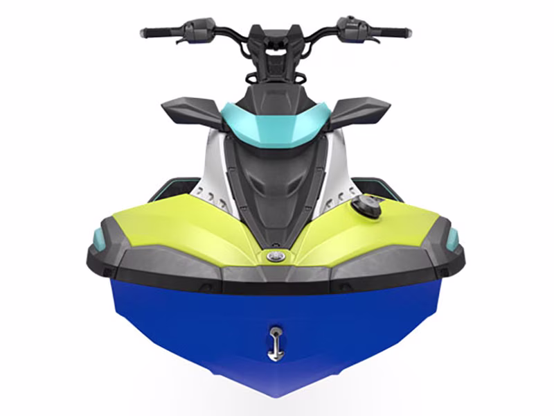 2026 Azure Blue / Lunar Yellow Yamaha JetBlaster PRO 3-Up Personal Watercraft