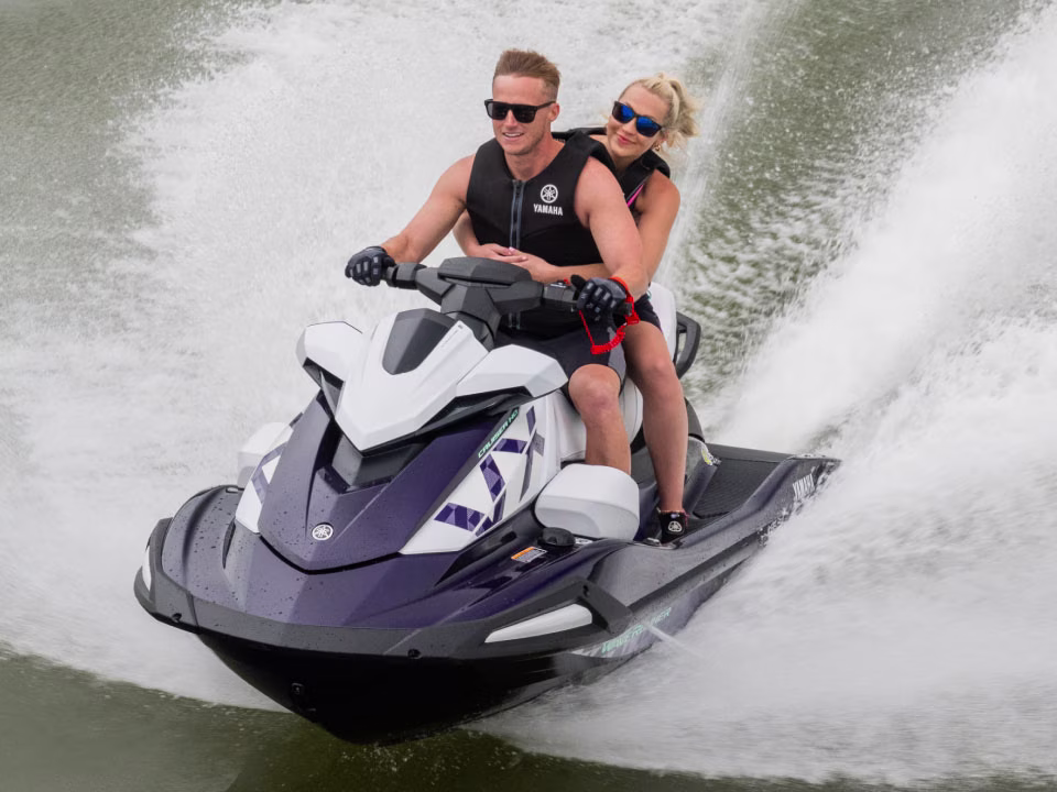2026 Nightshade / White Yamaha VX Cruiser HO with Audio Standard Personal Watercraft