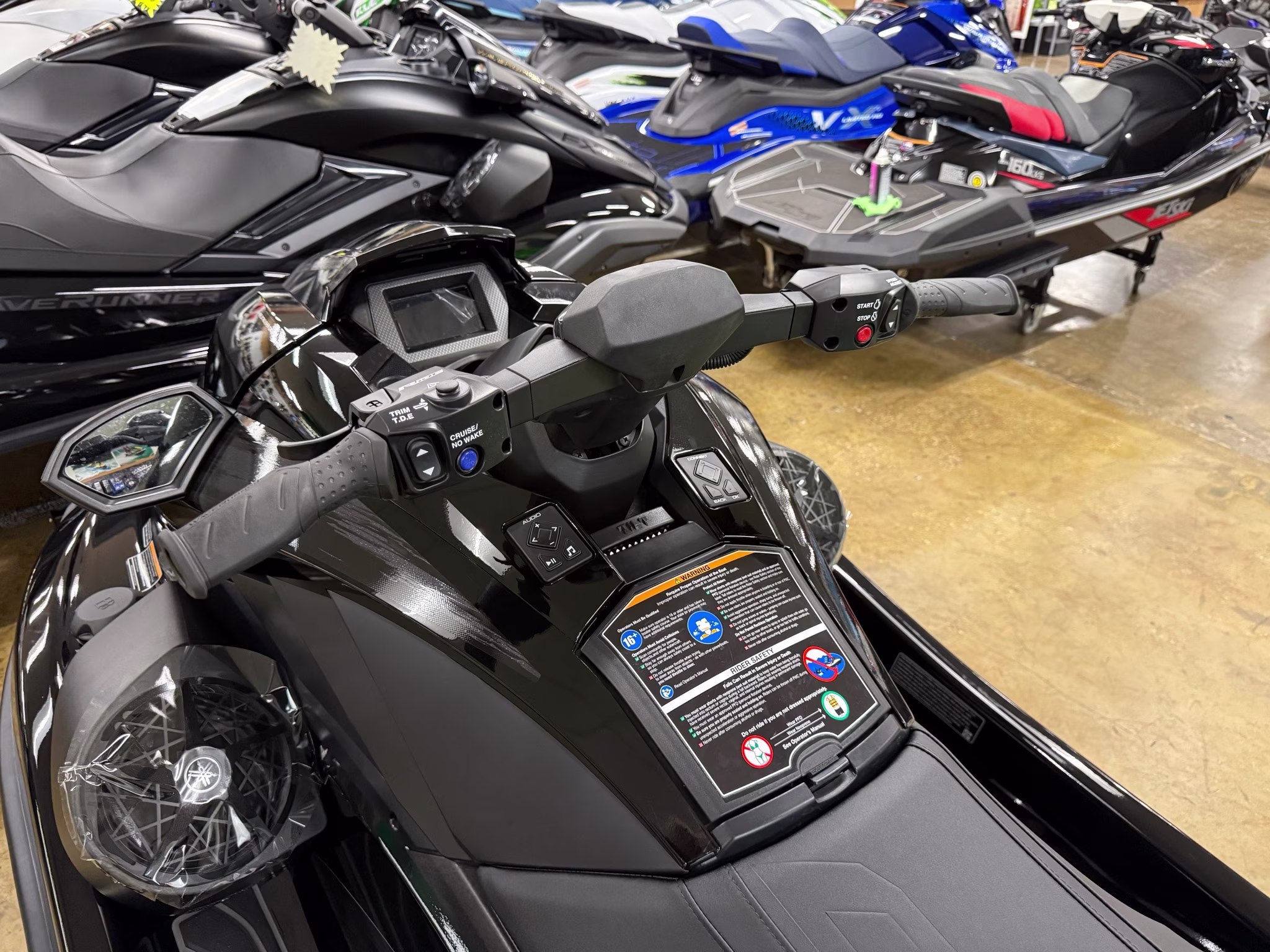 2026 Black Yamaha GP SVHO with Audio GP SVHO Personal Watercraft
