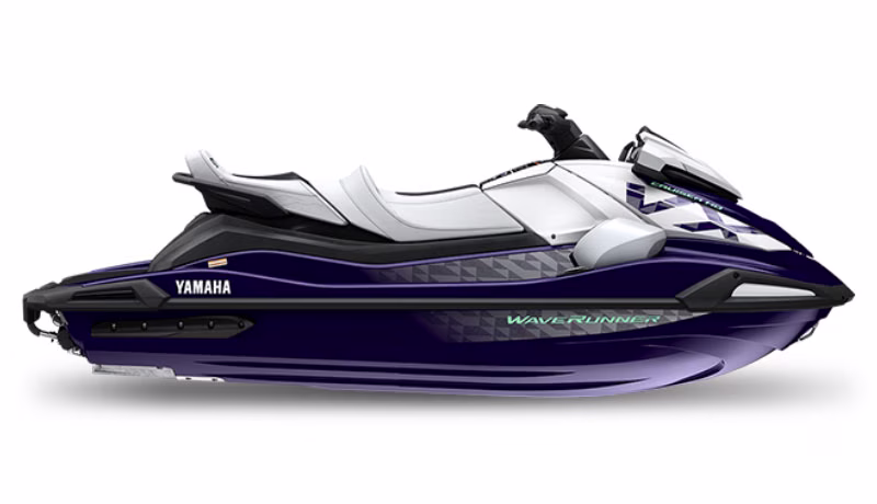 2026 Nightshade / White Yamaha VX Cruiser HO with Audio Standard Personal Watercraft