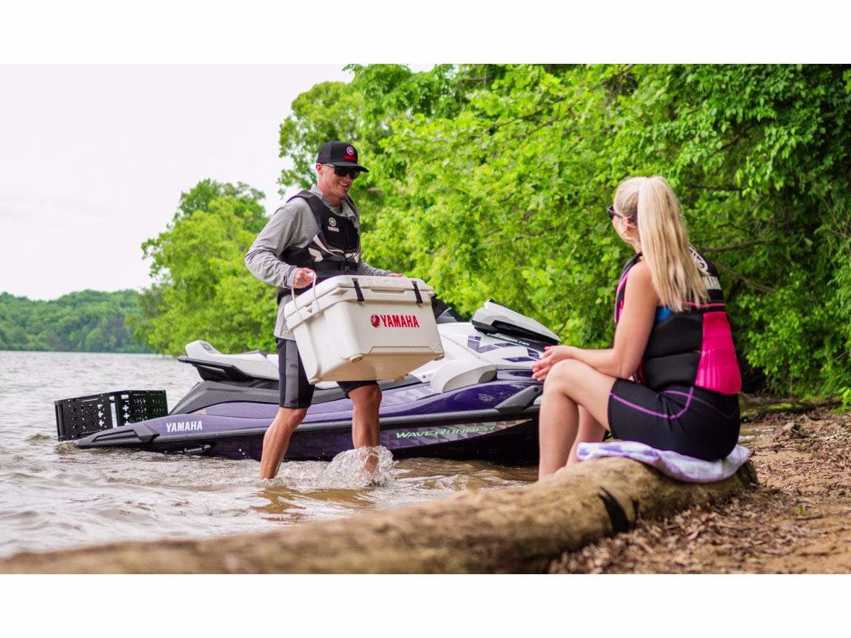 2026 Nightshade / White Yamaha VX Cruiser HO with Audio Standard Personal Watercraft