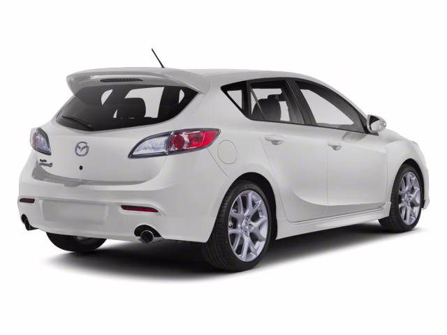2013 Crystal White Pearl Mica/Black Mazda MazdaSpeed3 Touring FWD