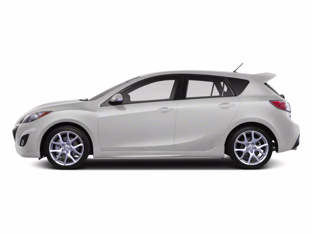 2013 Crystal White Pearl Mica/Black Mazda MazdaSpeed3 Touring FWD