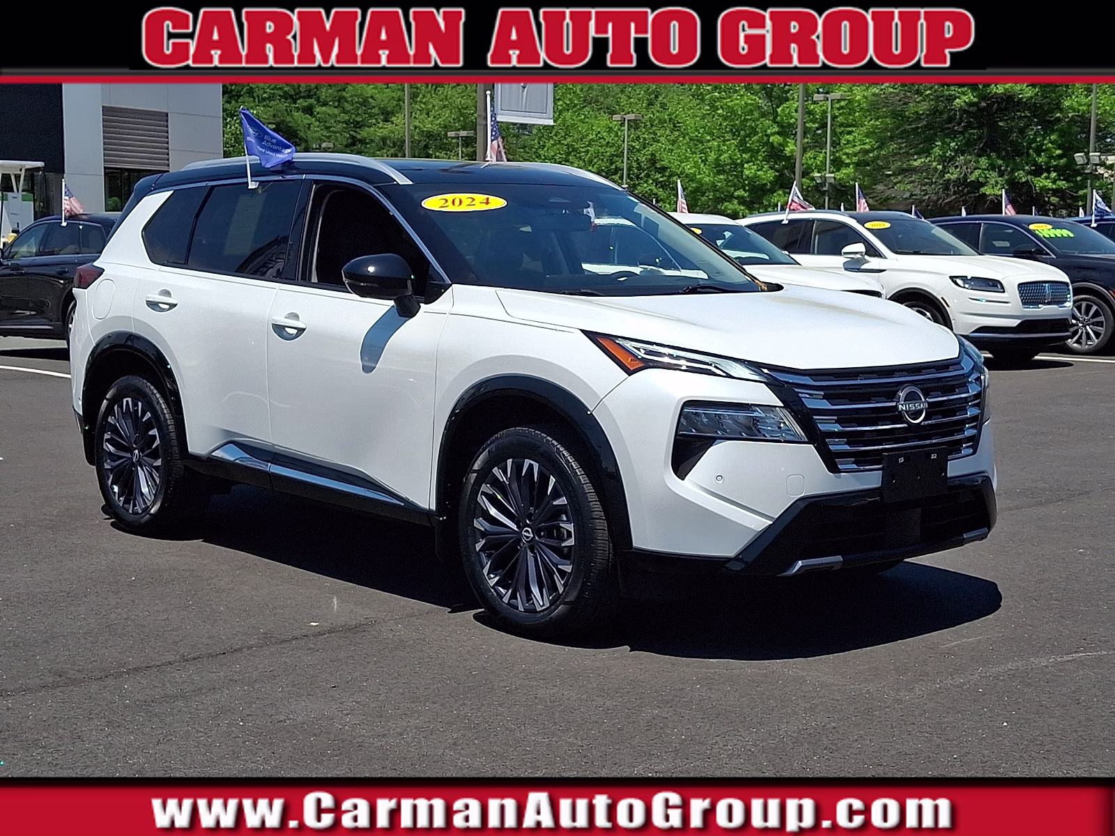 2024 Everest White Pearl - QBE Nissan Rogue Platinum Intelligent AWD AWD