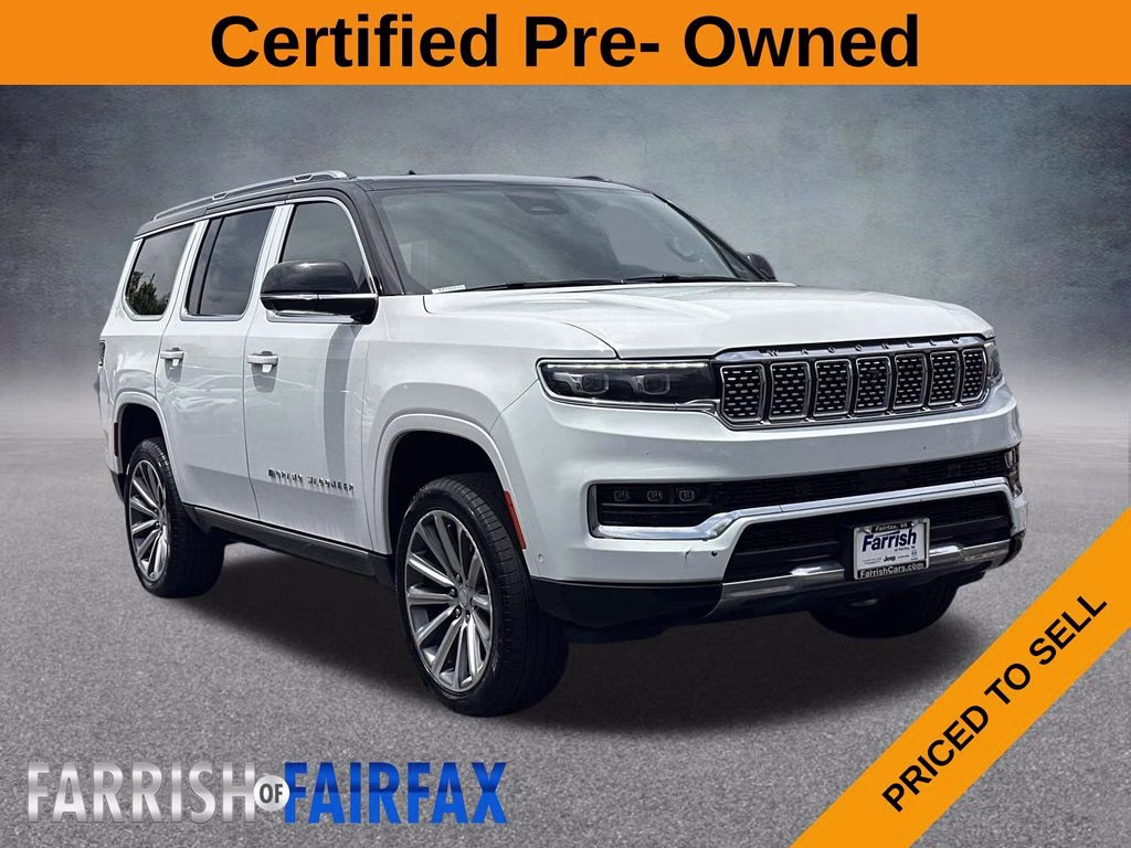 2023 Bright White Clearcoat Jeep Grand Wagoneer Series II 4X4 SUV