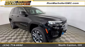 2023 Diamond Black Crystal Pearlcoat Jeep Grand Cherokee Overland 4xe 4X4 SUV