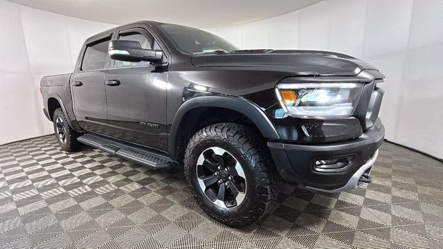 2022 Diamond Black Crystal Pearlcoat Ram 1500 Rebel 4X4 Truck