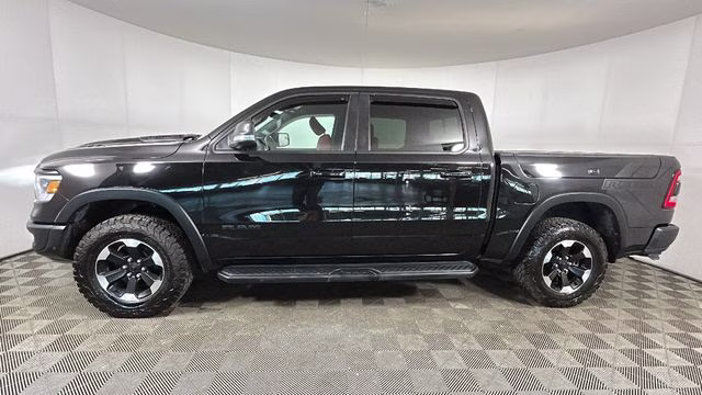 2022 Diamond Black Crystal Pearlcoat Ram 1500 Rebel 4X4 Truck