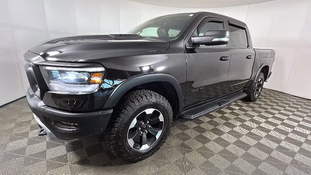 2022 Diamond Black Crystal Pearlcoat Ram 1500 Rebel 4X4 Truck