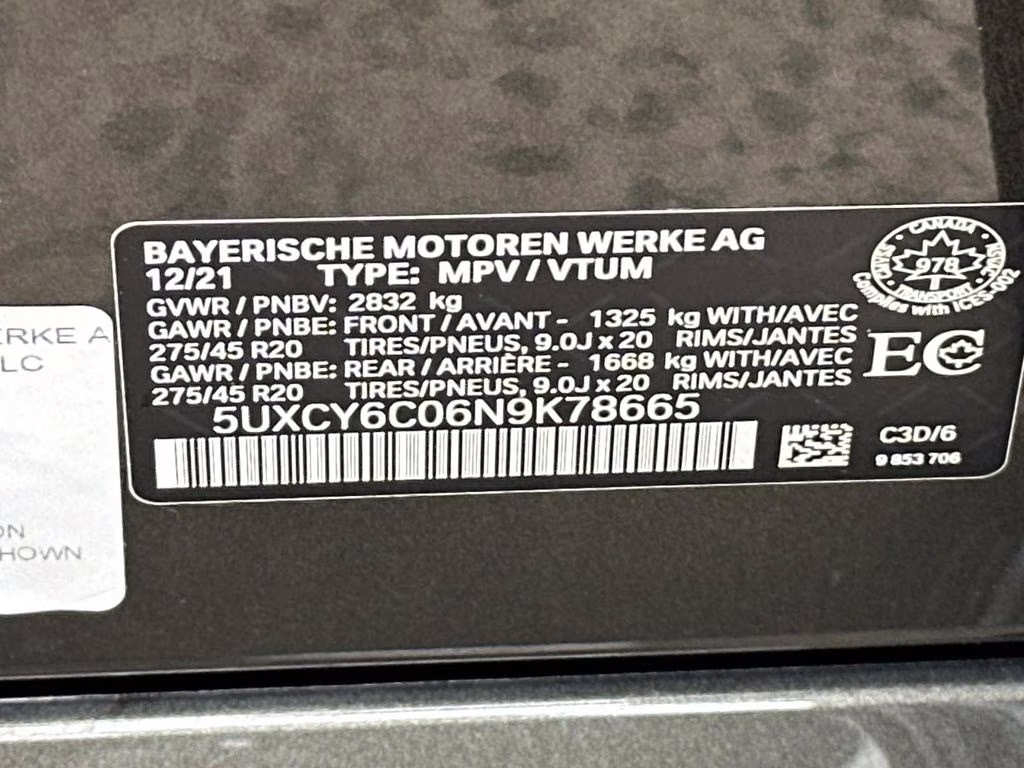 2022 Manhattan Green Metallic BMW X6 xDrive40i AWD SUV