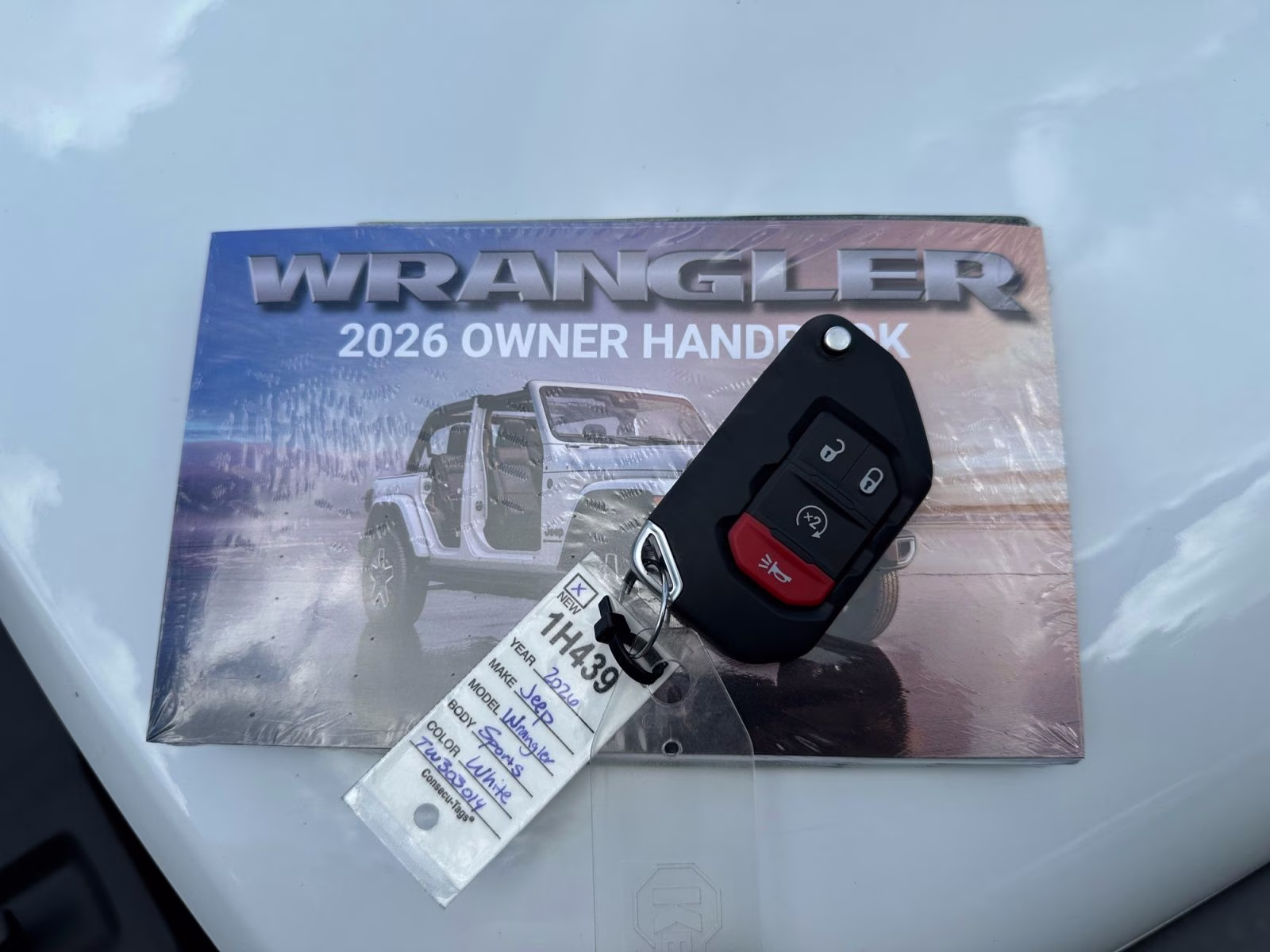 2026 Bright White Clearcoat Jeep Wrangler Sport S 4X4 SUV