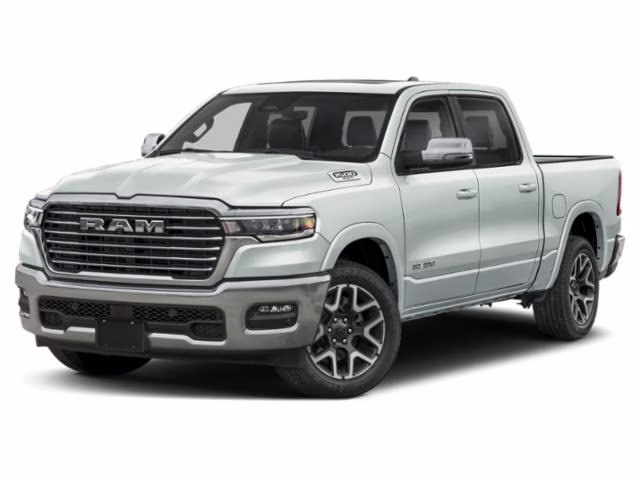 2026 Ivory White Tri-Coat Pearlcoat Ram 1500 Laramie 4X4 Truck