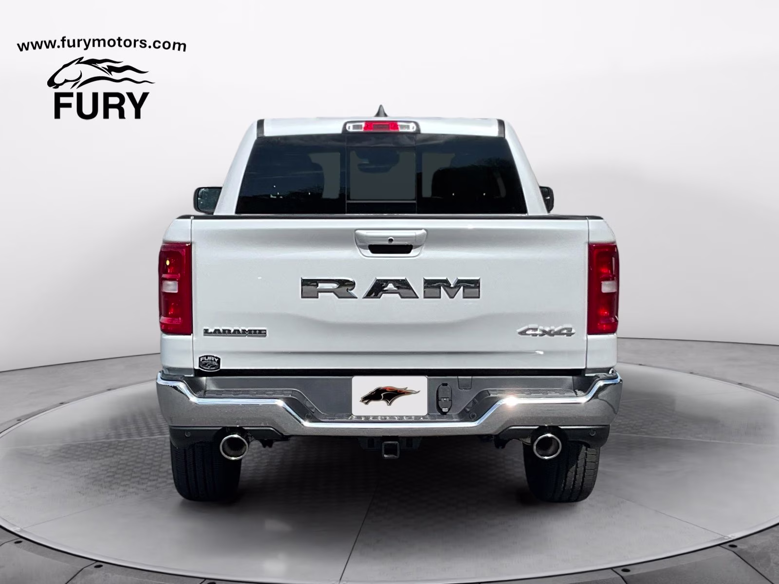 2026 Ivory White Tri-Coat Pearlcoat Ram 1500 Laramie 4X4 Truck