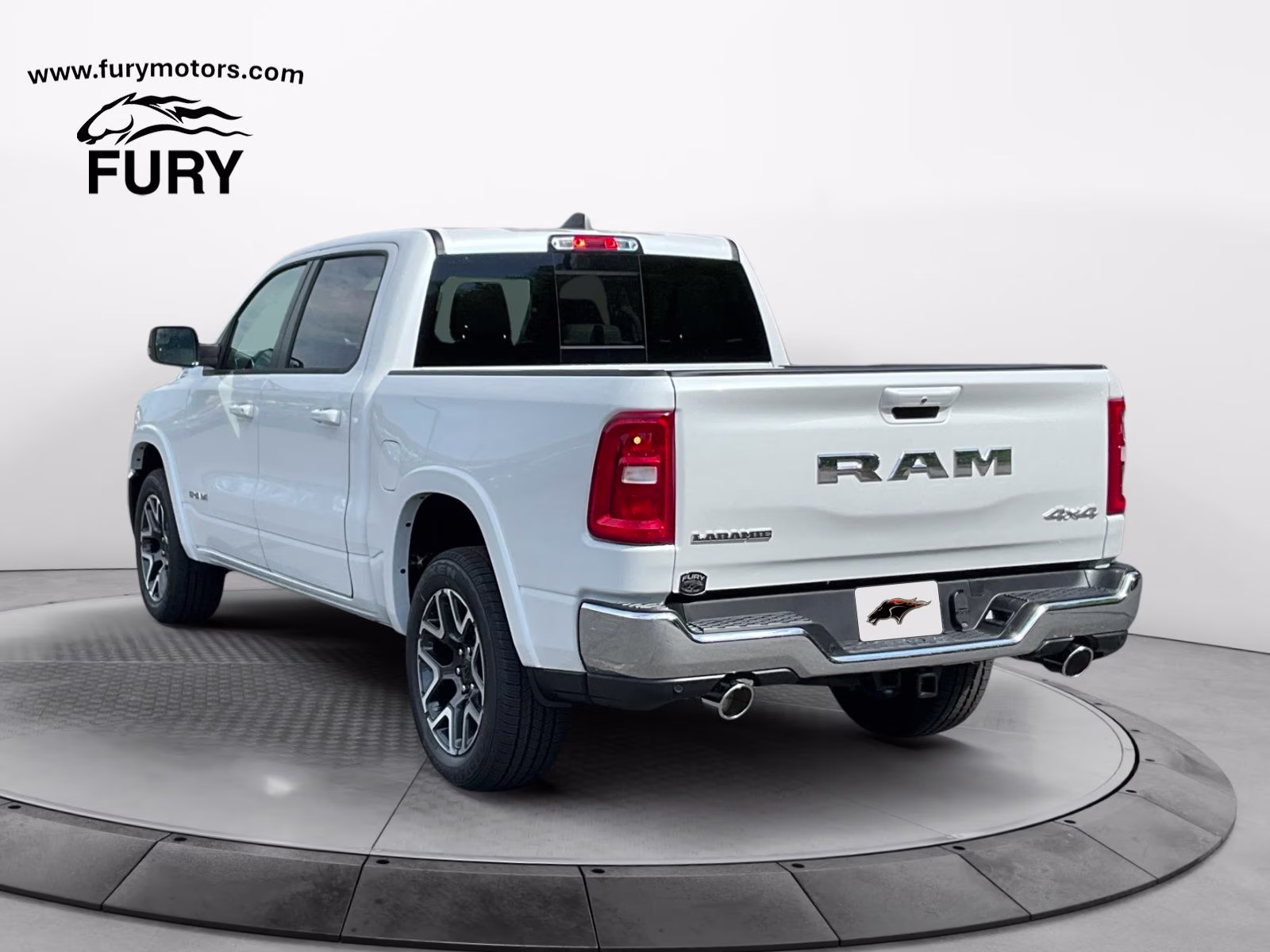 2026 Ivory White Tri-Coat Pearlcoat Ram 1500 Laramie 4X4 Truck
