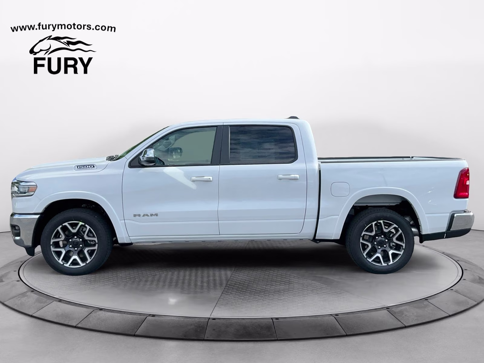 2026 Ivory White Tri-Coat Pearlcoat Ram 1500 Laramie 4X4 Truck