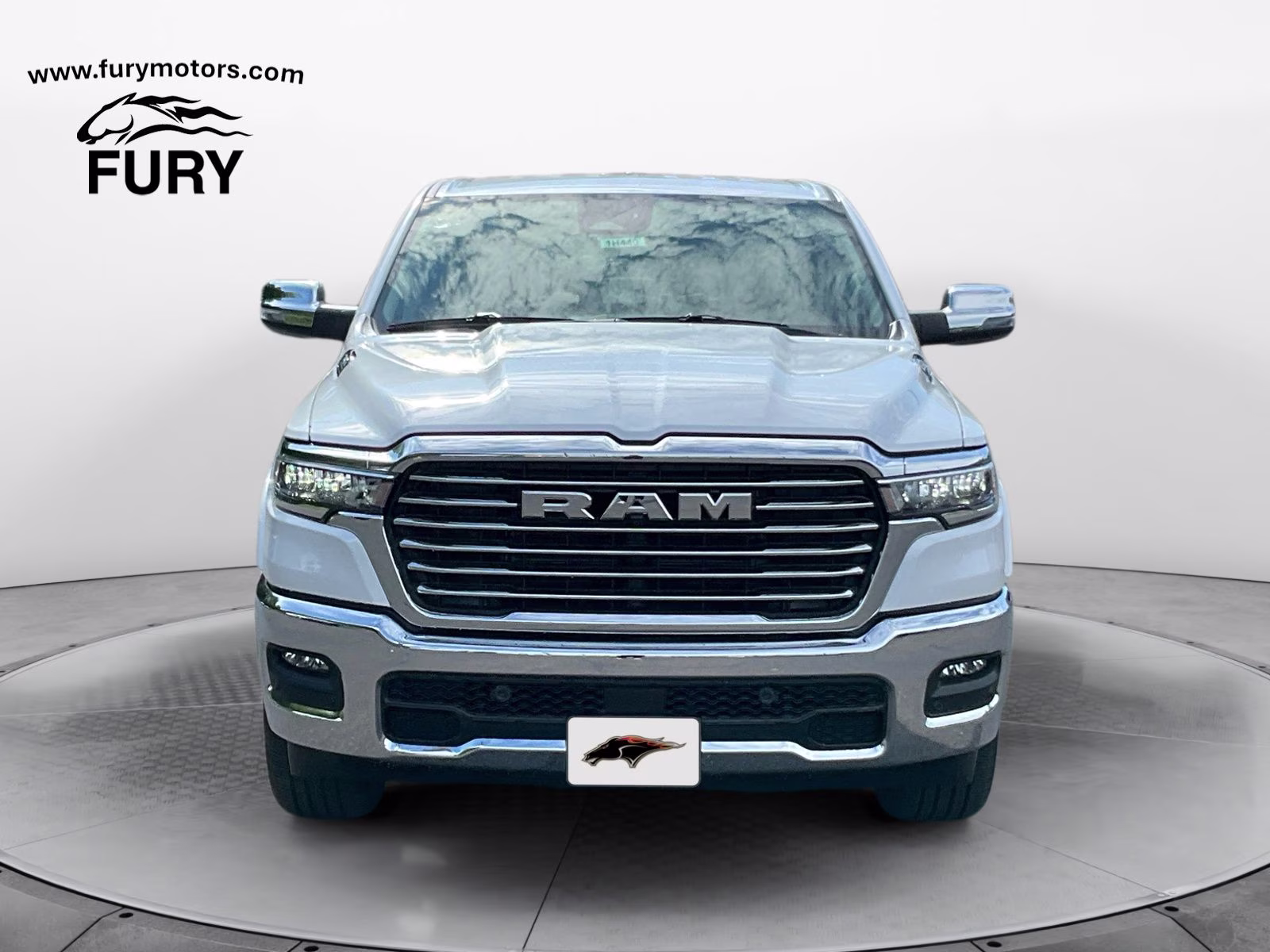 2026 Ivory White Tri-Coat Pearlcoat Ram 1500 Laramie 4X4 Truck