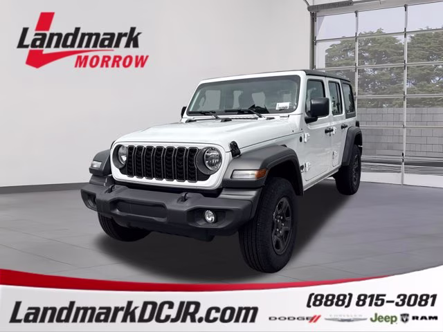 2026 Bright White Clearcoat Jeep Wrangler Sport 4X4 Convertible