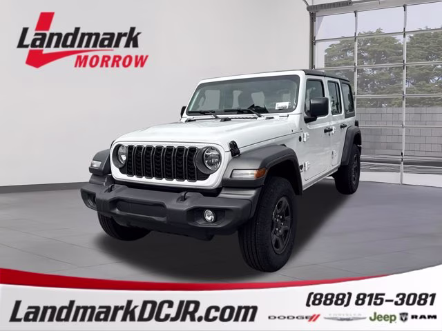 2026 Bright White Clearcoat Jeep Wrangler Sport 4X4 Convertible