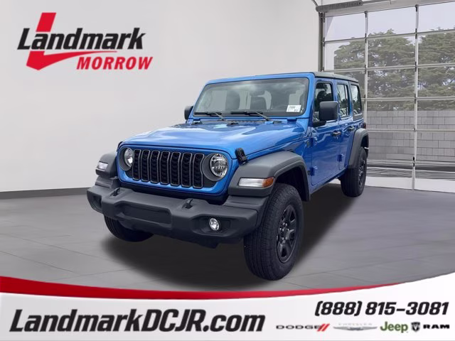 2026 Hydro Blue Pearlcoat Jeep Wrangler Sport 4X4 Convertible
