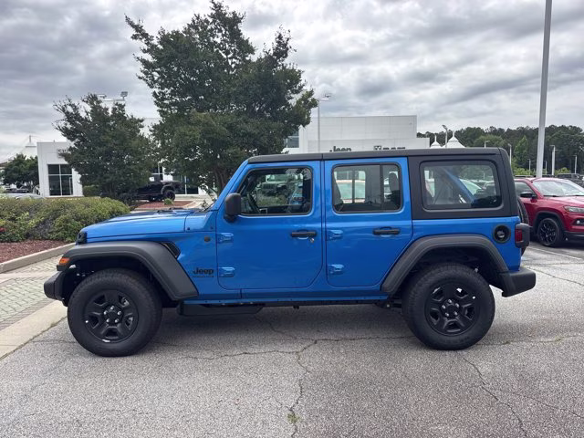 2026 Hydro Blue Pearlcoat Jeep Wrangler Sport 4X4 Convertible