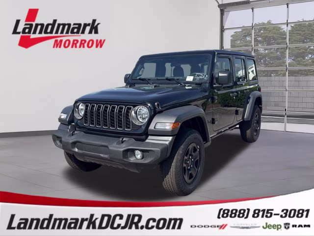 2026 Black Clearcoat Jeep Wrangler Sport 4X4 Convertible