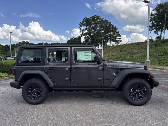 2026 Granite Crystal Metallic Clearcoat Jeep Wrangler Sport 4X4 Convertible