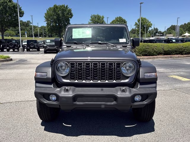 2026 Granite Crystal Metallic Clearcoat Jeep Wrangler Sport 4X4 Convertible