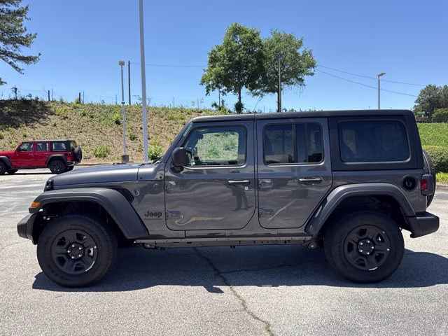2026 Granite Crystal Metallic Clearcoat Jeep Wrangler Sport 4X4 Convertible