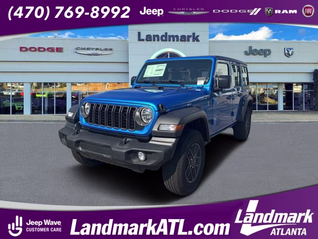 2026 Hydro Blue Pearl Coat Jeep Wrangler Sport 4X4 Convertible