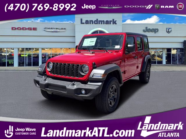 2026 Firecracker Red Clearcoat Jeep Wrangler Sport 4X4 Convertible