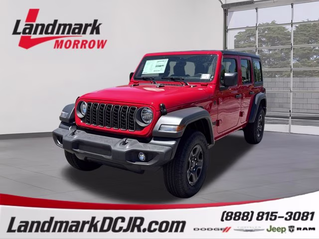 2026 Firecracker Red Clearcoat Jeep Wrangler Sport 4X4 Convertible