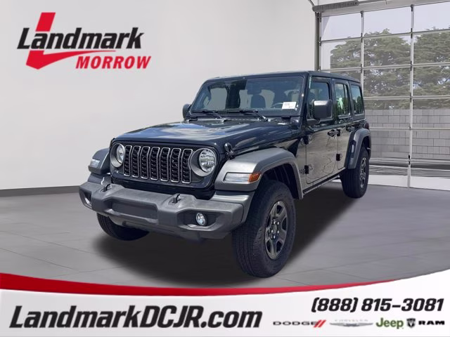 2026 Black Clearcoat Jeep Wrangler Sport 4X4 Convertible