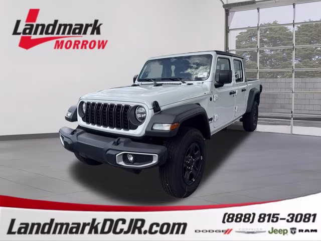 2026 Bright White Clearcoat Jeep Gladiator Sport 4X4 Truck