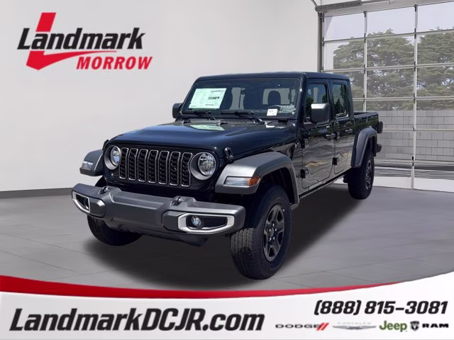 2026 Black Clearcoat Jeep Gladiator Sport 4X4 Truck