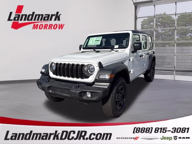 2026 Bright White Clearcoat Jeep Wrangler Sport 4X4 Convertible