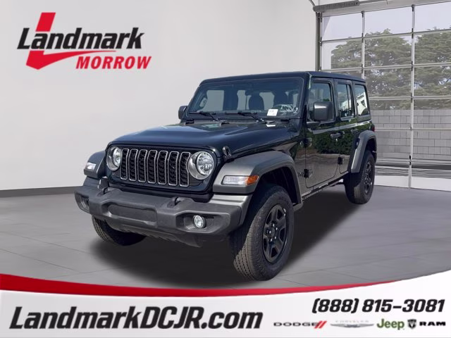 2026 Black Clearcoat Jeep Wrangler Sport 4X4 Convertible